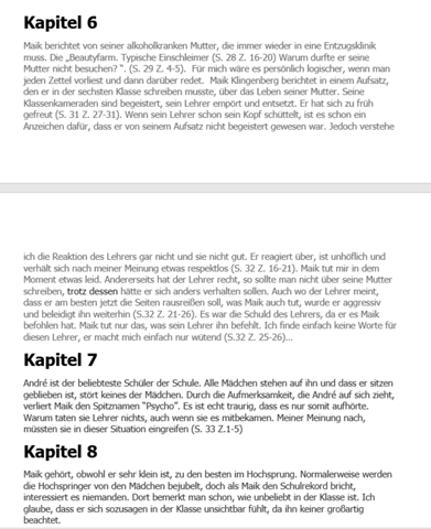 kann so ein lesetagebuch aussehen deutsch buch tschick