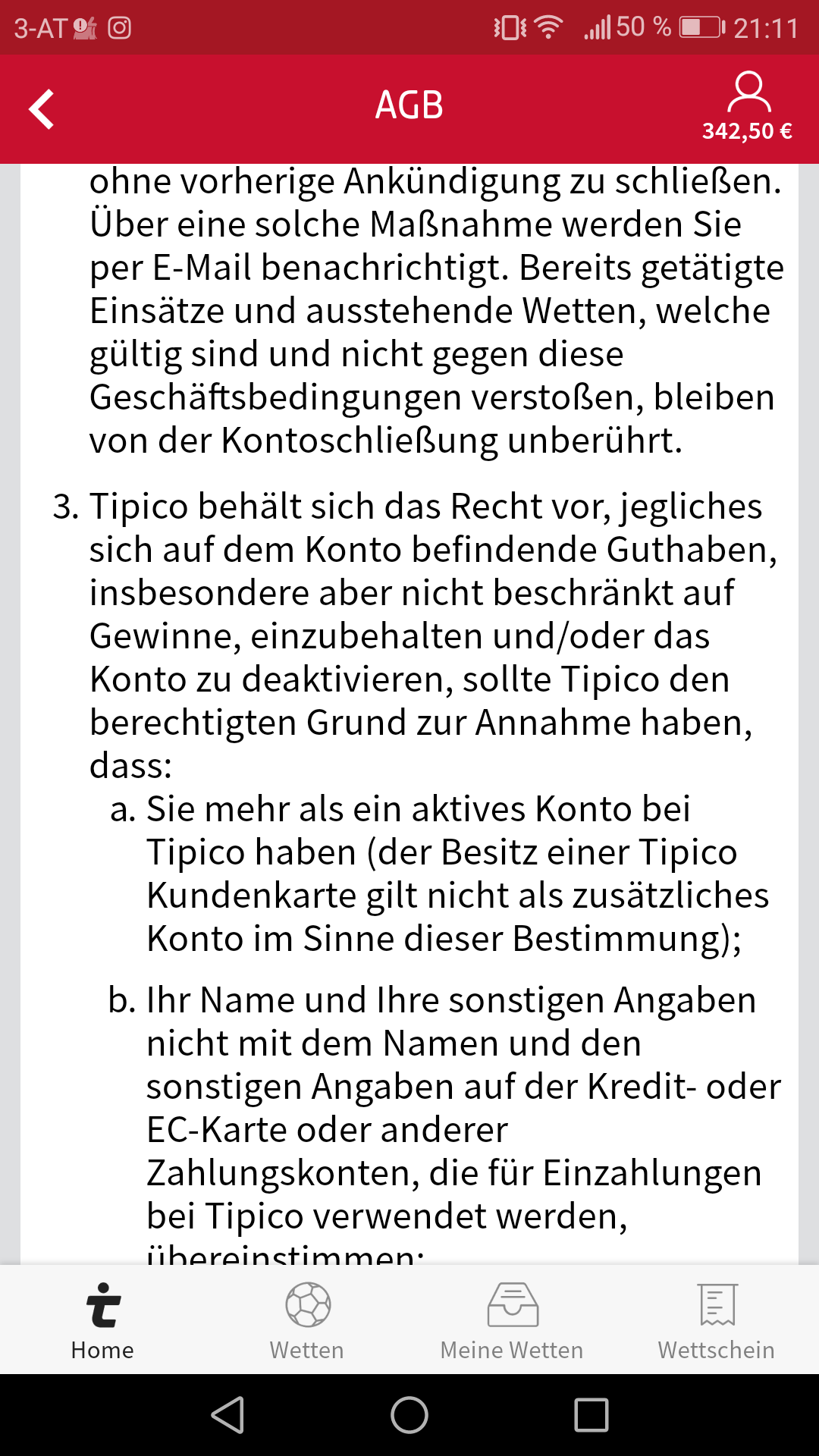 Kann Tipico Sich Ausbezahltes Geld Zuruck Holen Recht Sportwetten Agb