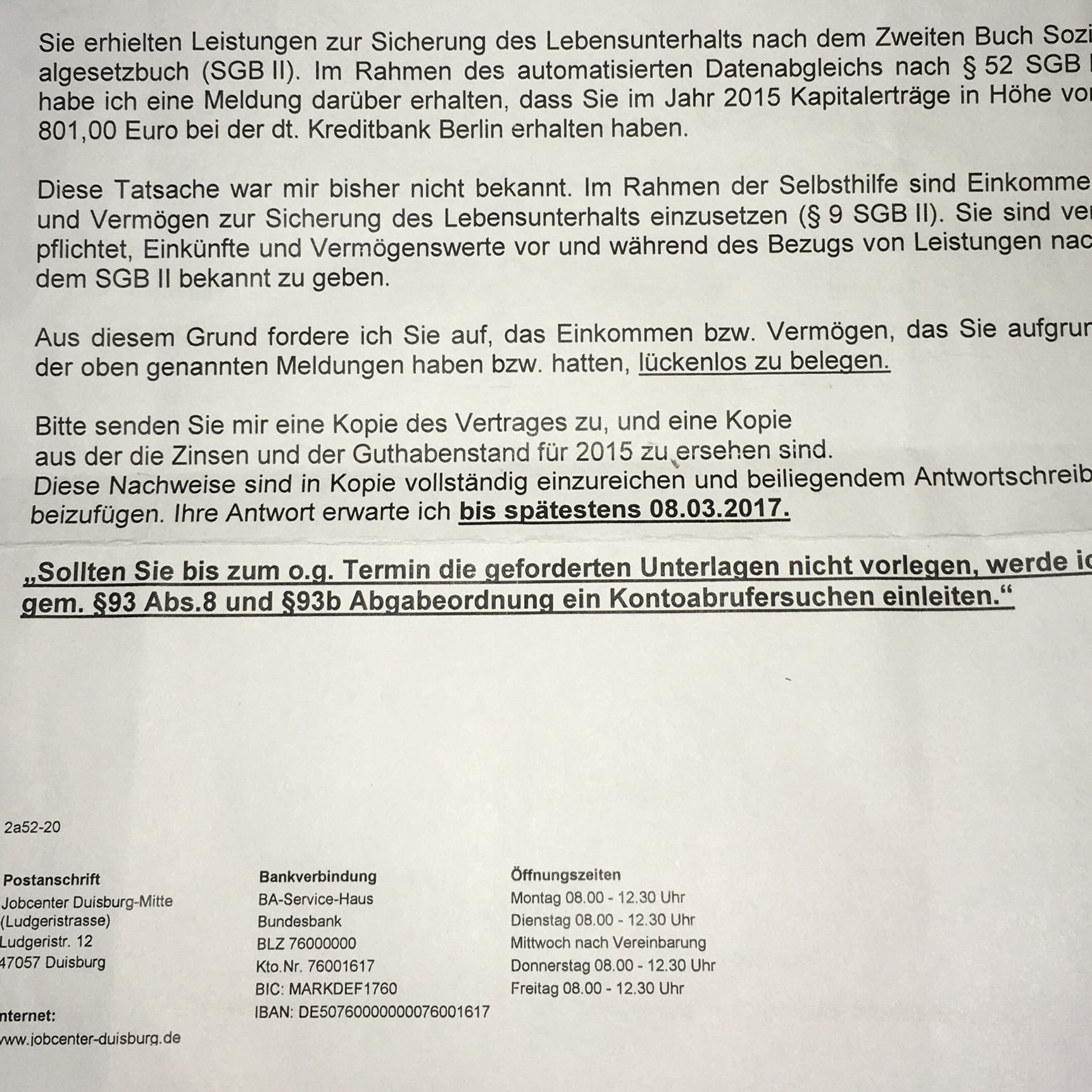 Kapitalertrage Wahrend Hartz4 Hartz Iv Anwalt Jobcenter