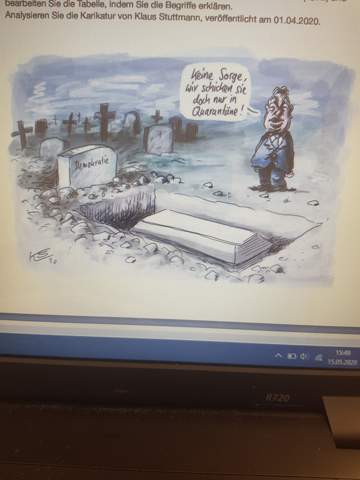 - (Demokratie., Analyse, Karikatur)