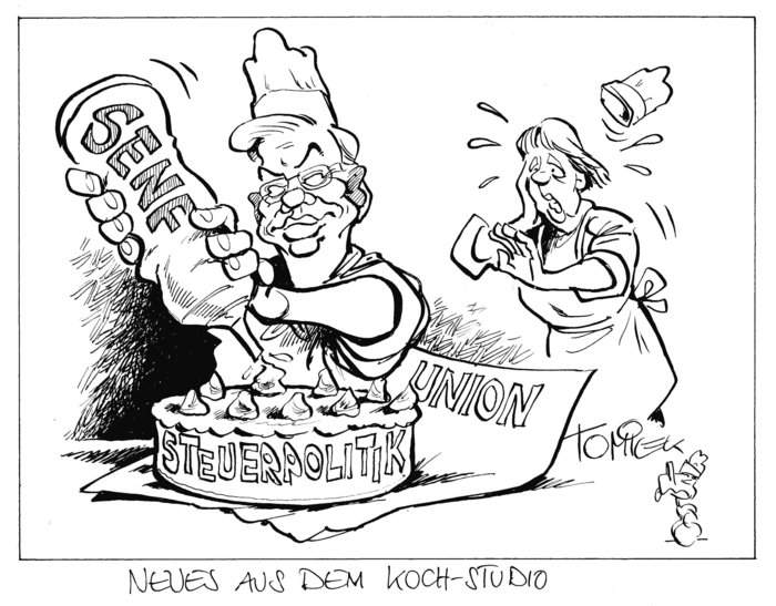 Karikatur beschreiben... Hilfe D: (Politik, Deutsch)