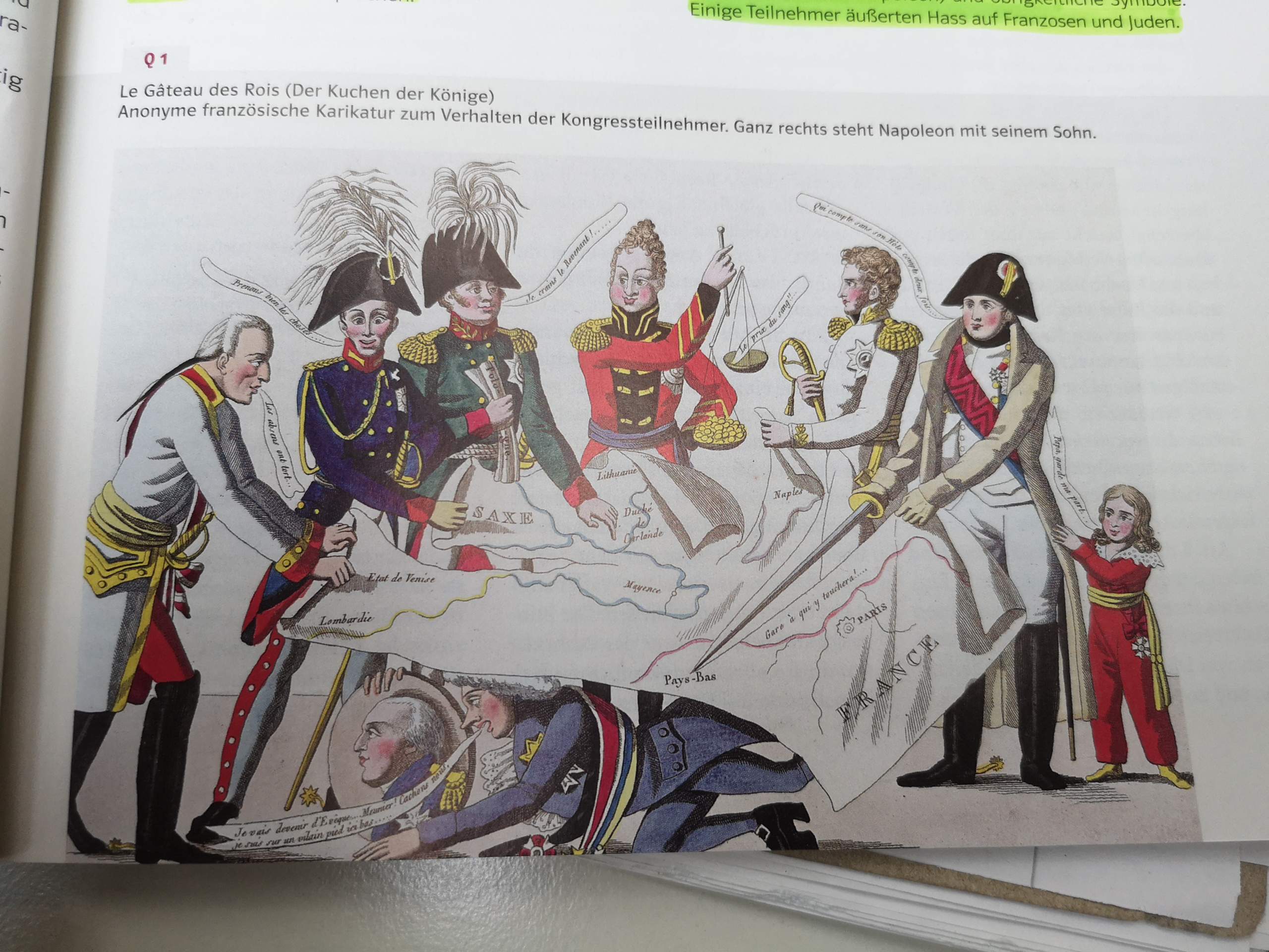 Karikatur Der Kuchen Der Konige Zum Wiener Kongress Schule Politik Geschichte Karikatur Der Kuchen Der Konige Zum Wiener Kongress Schule Politik Geschichte