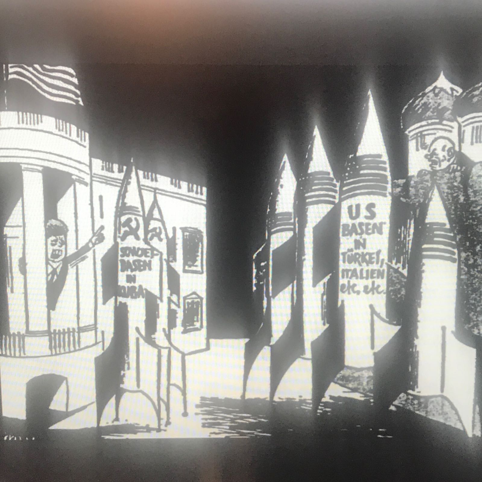 Karikatur Kubakrise Geschichte