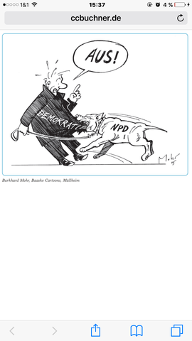 Aus dem jahr 2005 von Burkhard Mohr - (Politik, Karikatur, NPD (Die Heimat))