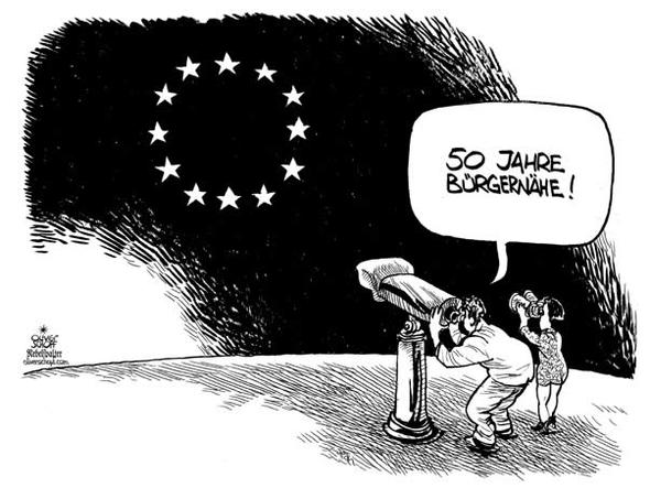 EU - (Freizeit, Europäische Union, Karikatur)