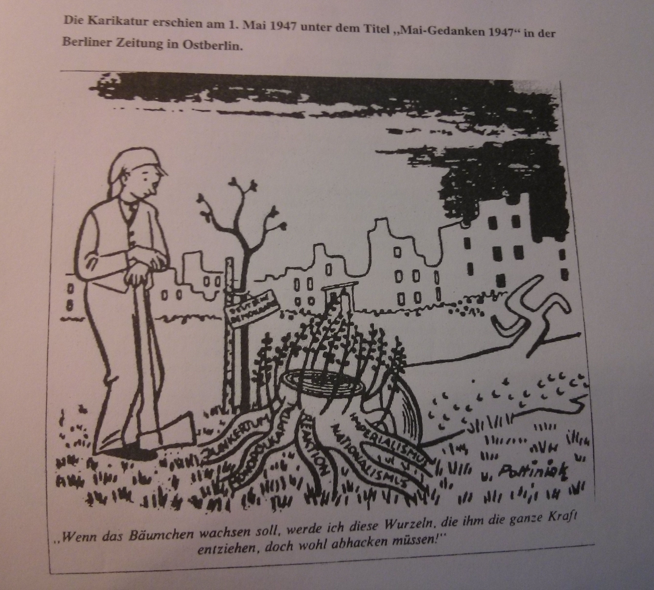 Karikaturanalyse Hilfe Geschichte Analyse Karikatur