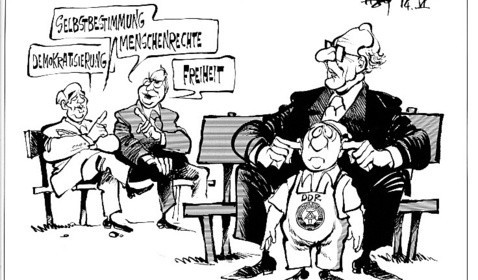 Karikaturanalyse Wer Ist Das Geschichte Ddr Karikatur