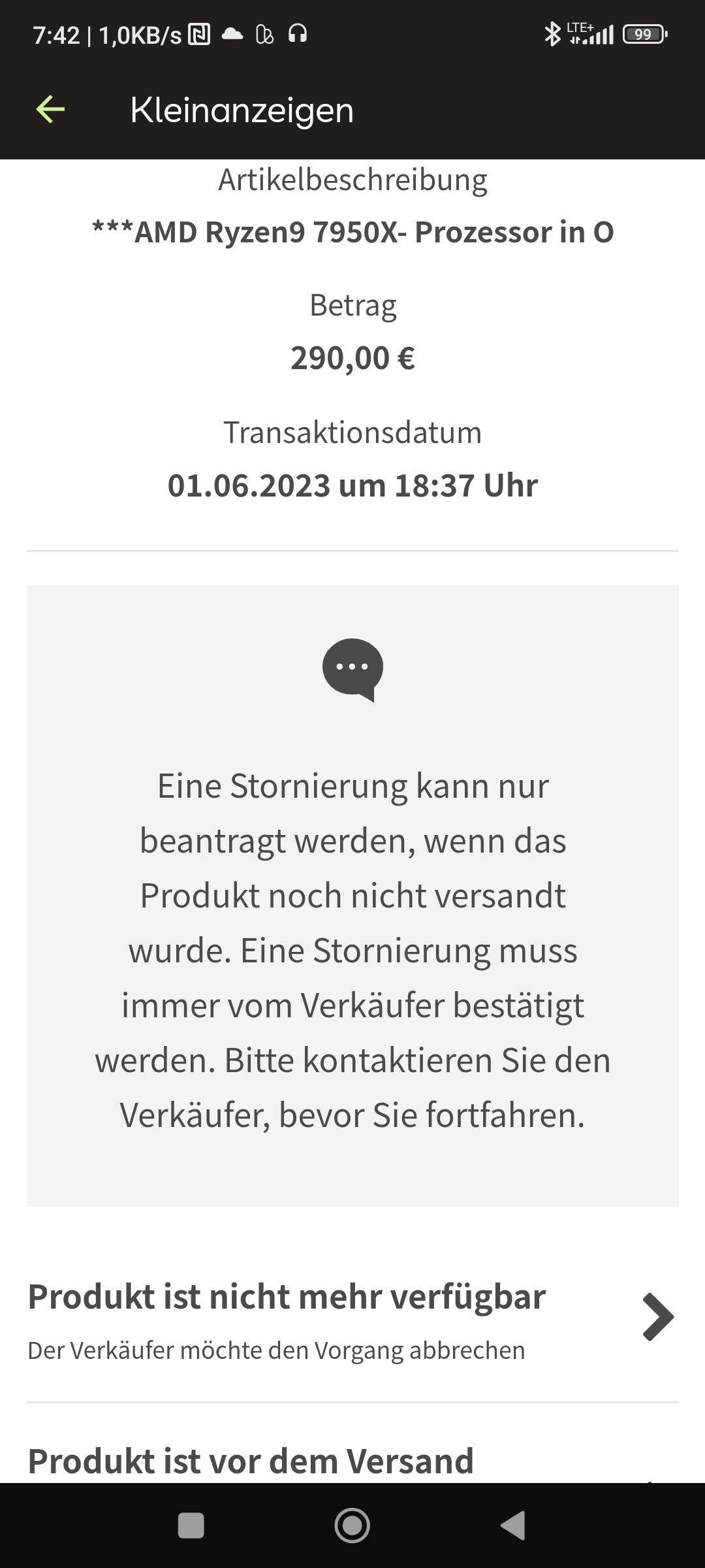 Kauf auf eBay Kleinanzeigen abbrechen? (PayPal, Versand, Betrug)
