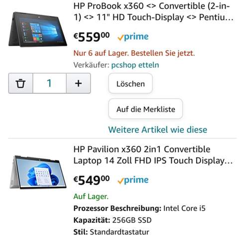 Kaufempfehlung 2in1 Laptop und Tablet?