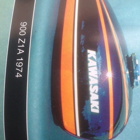Tank z900 - (Motorrad, Farbe, Orange)