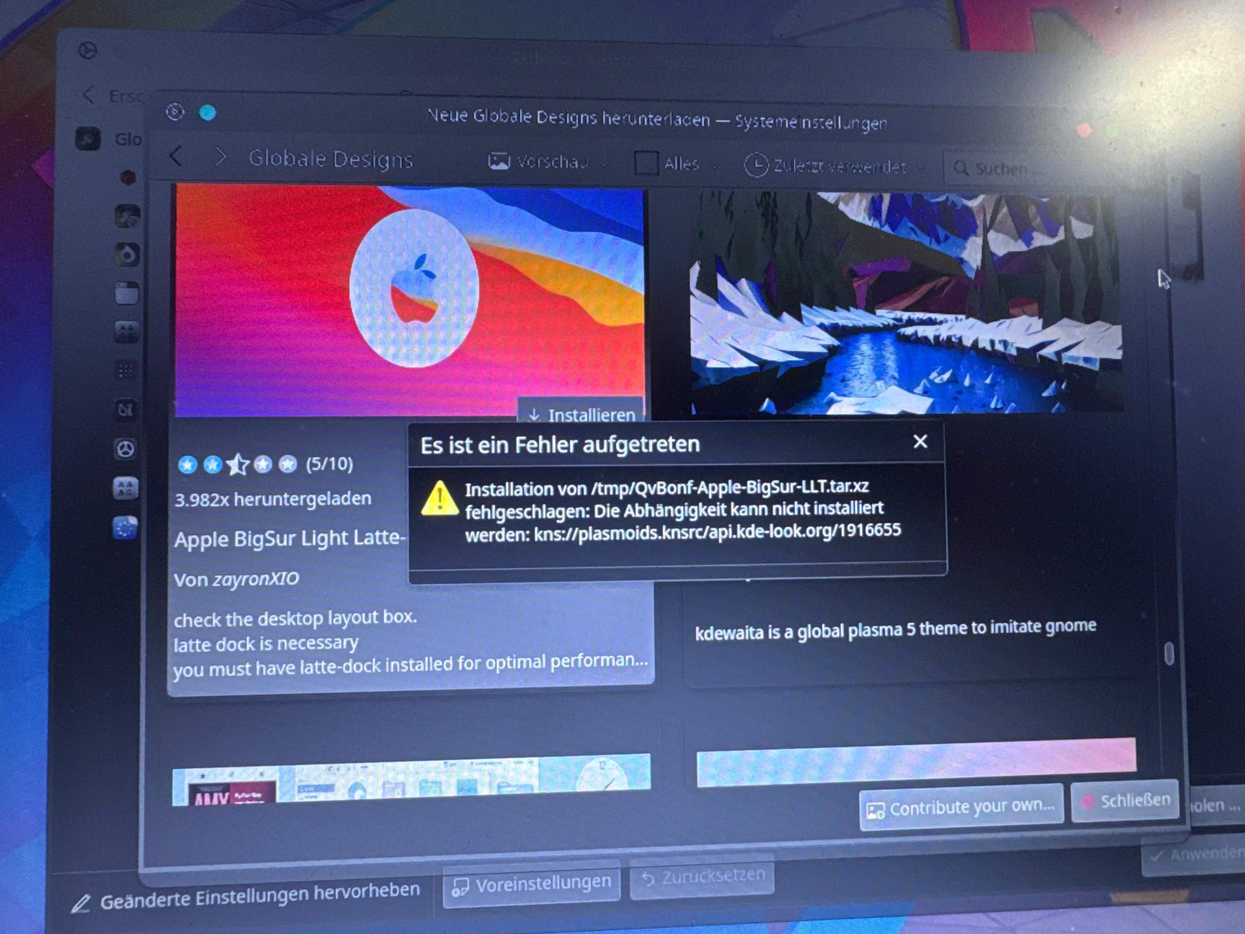Valorant Erforderliche Abhängigkeit Konnte Nicht Installiert Werden KDE konnte nicht installiert werden? (IT, Linux, Ubuntu)