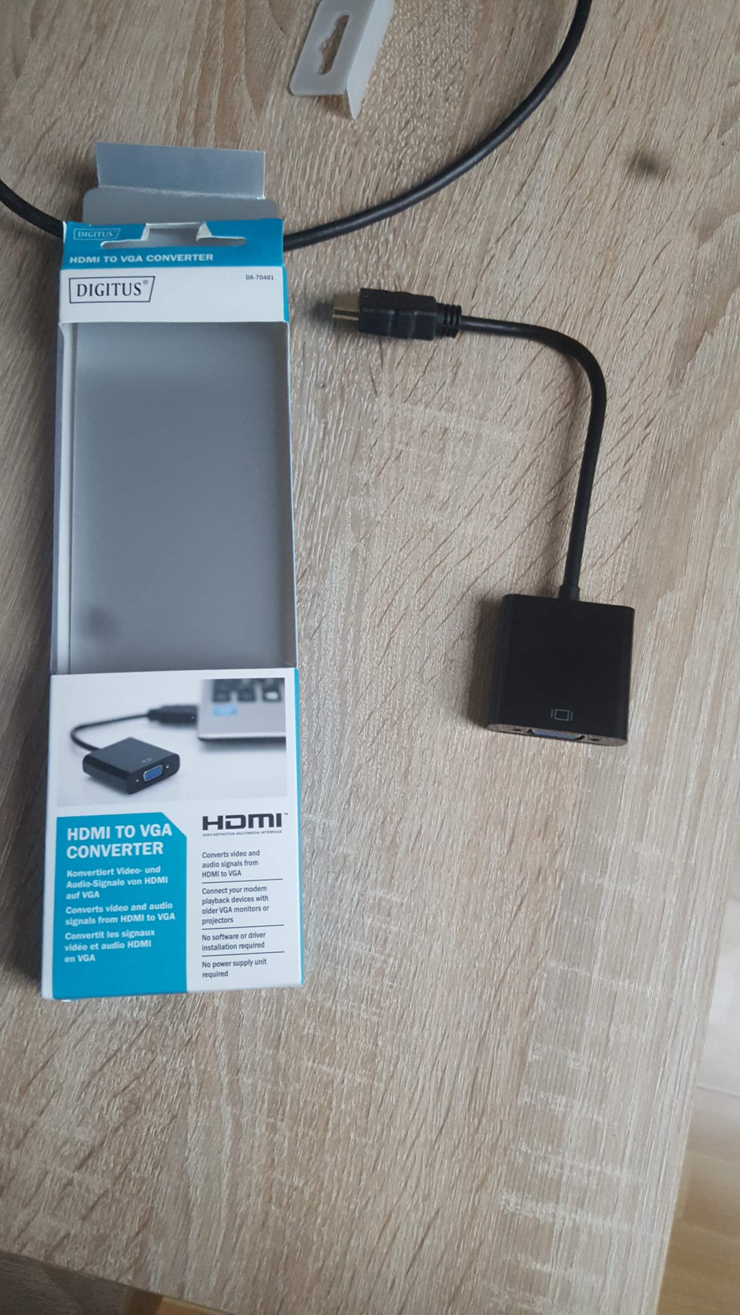 Kein Bild trotz HDMI TO VGA CONVERTER bitte Hilfe? Technik, Spiele und Gaming)