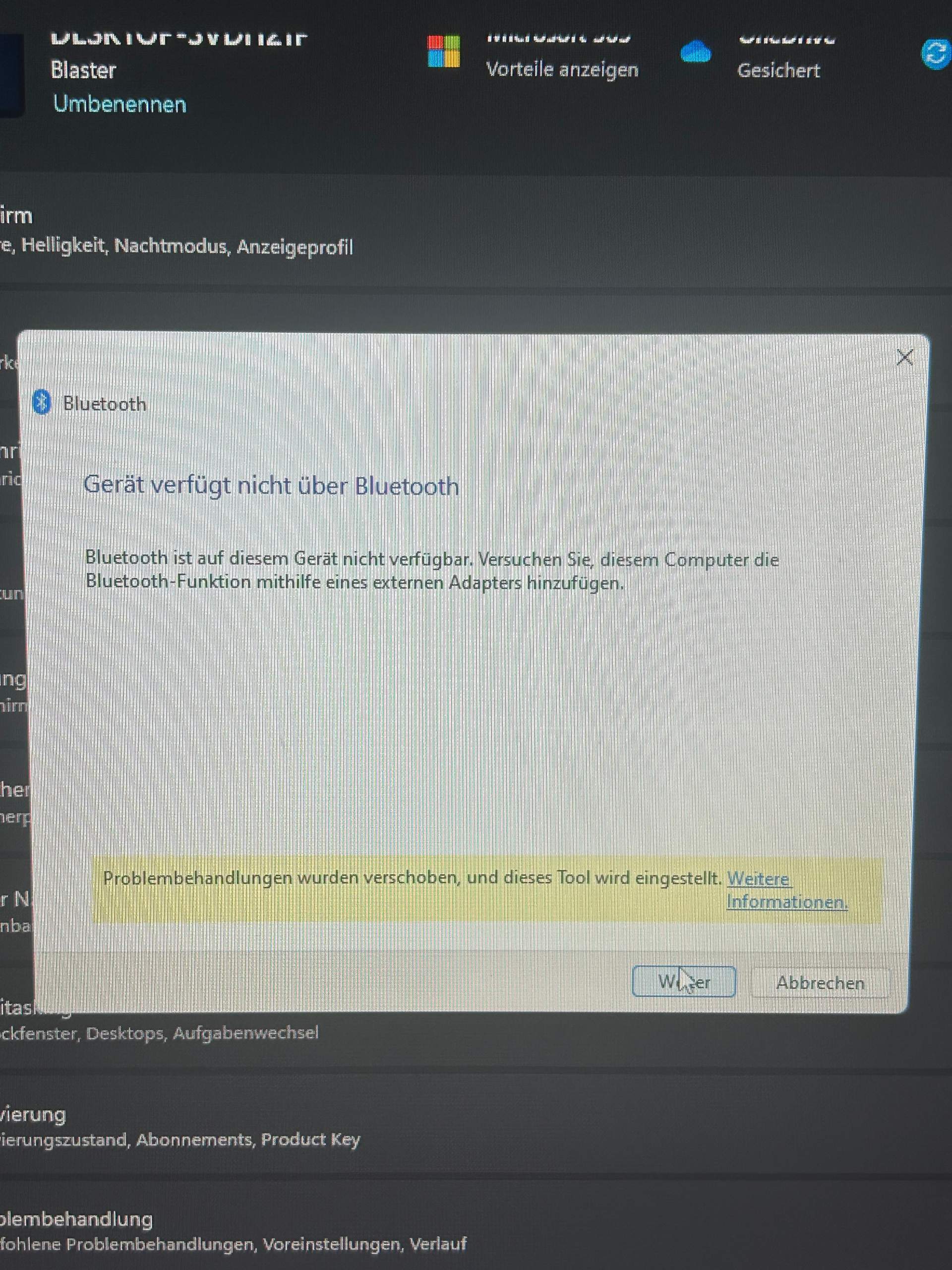 Kein Bluetooth am PC? (Windows 11)
