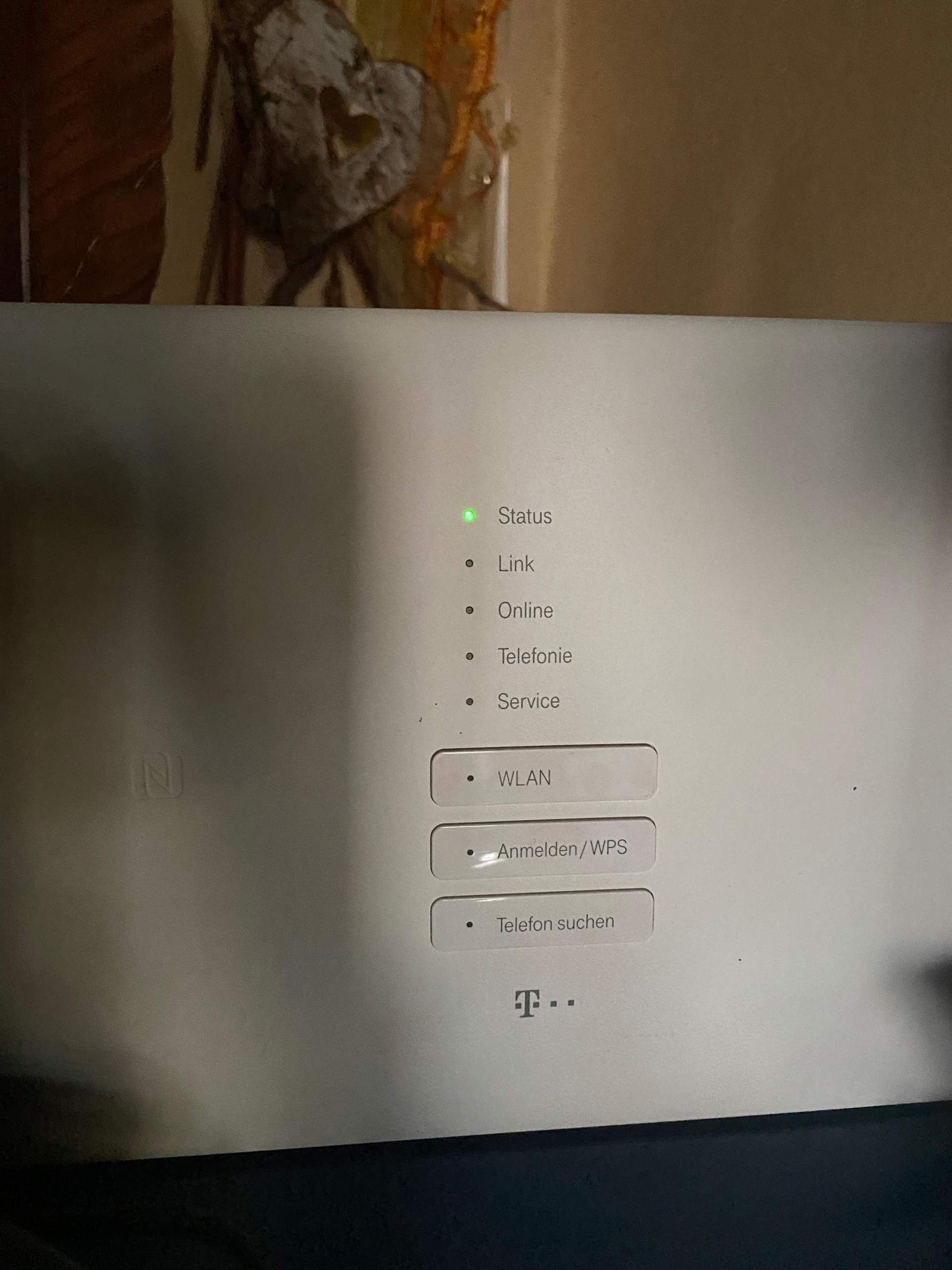 Telekom Router Status Und Wlan Leuchten Weiß