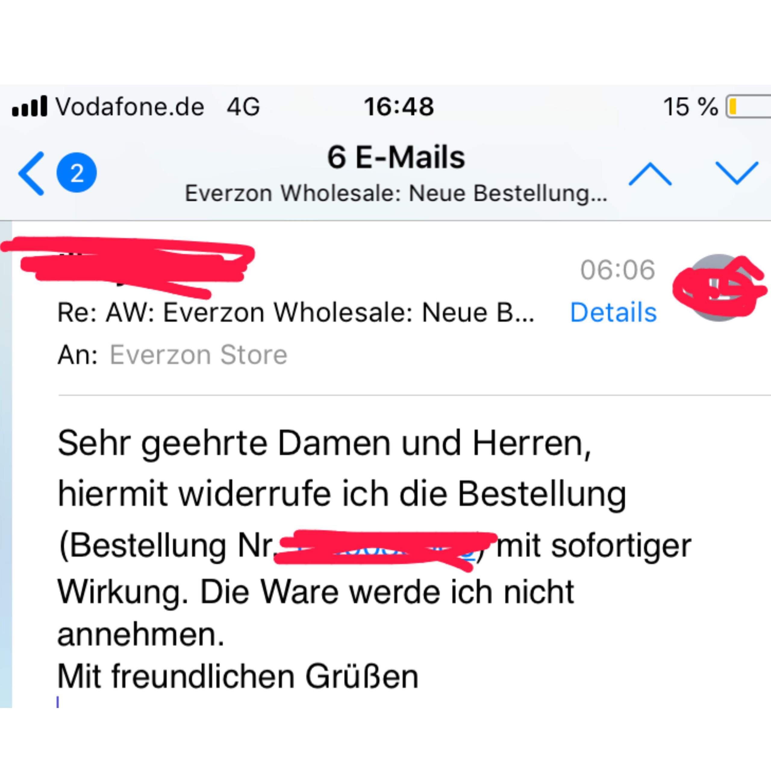 Kein Widerruf Möglich Wenn Die Ware NICHT Angenommen Wird? (Recht ...