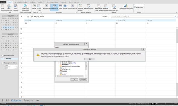Keine Berechtigung Um Neuen Outlook Kalender Zu Erstellen Windows 10 Microsoft