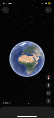 Keine Sichthöhe auf Google Earth?