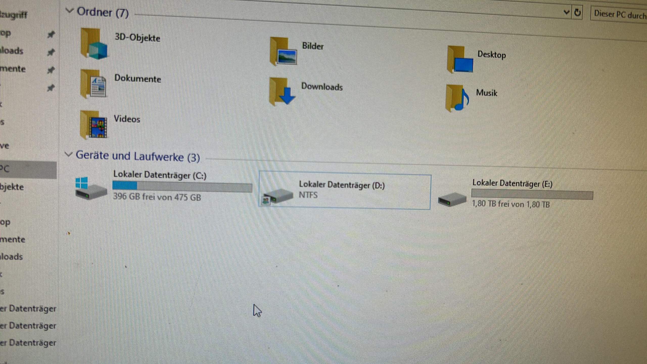 Festplatte Ausgebaut Kein Zugriff Auf Eigene Dateien Keinen Zugriff auf ssd? (Computer, Fehler, Speicherplatz)