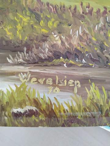 Hobbymaler Und Schriftsteller Wolfgang Richter In Ruhlsdorf