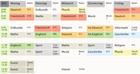 - (Schule, Software, Stundenplan)