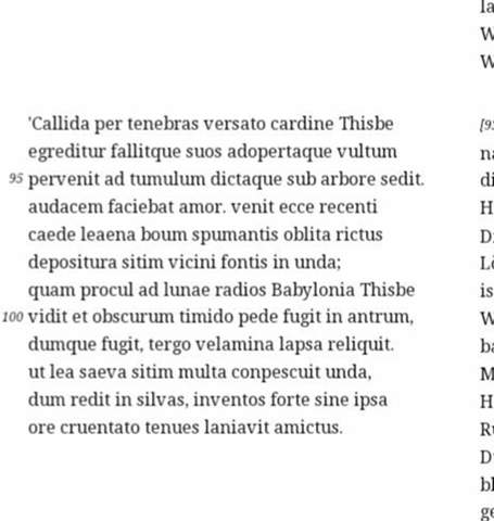 Kennt jemand die Stilmittel aus dem folgenden Teil, aus Pyramus und Thisbe?