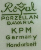 Kennt jemand diese Porzellanmarke? (Alter, Porzellan, Vase)