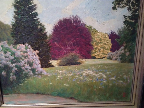 Kennt Jemand Dieses Monogramm Maler Signatur Oelbild