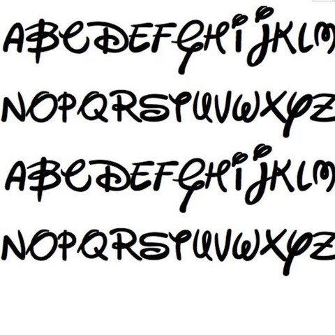 Kennt Jmd Eine App Wo Es Die Disney Schrift Gibt Schriftart