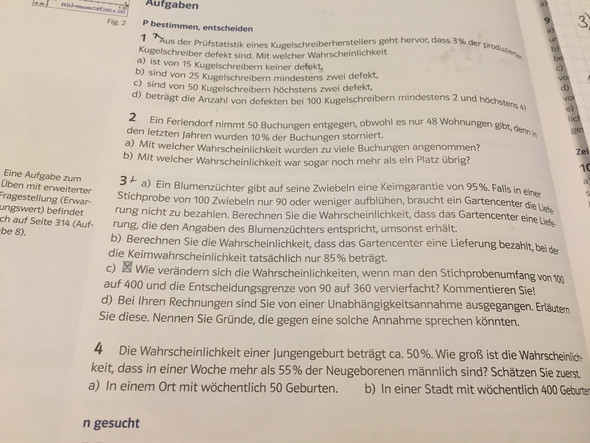- (Schule, Mathematik, binomialverteilung)