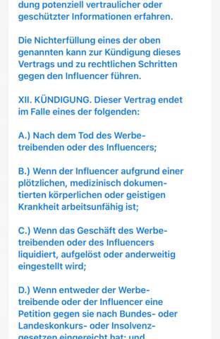  - (Kündigung, Vertrag, Betrug)