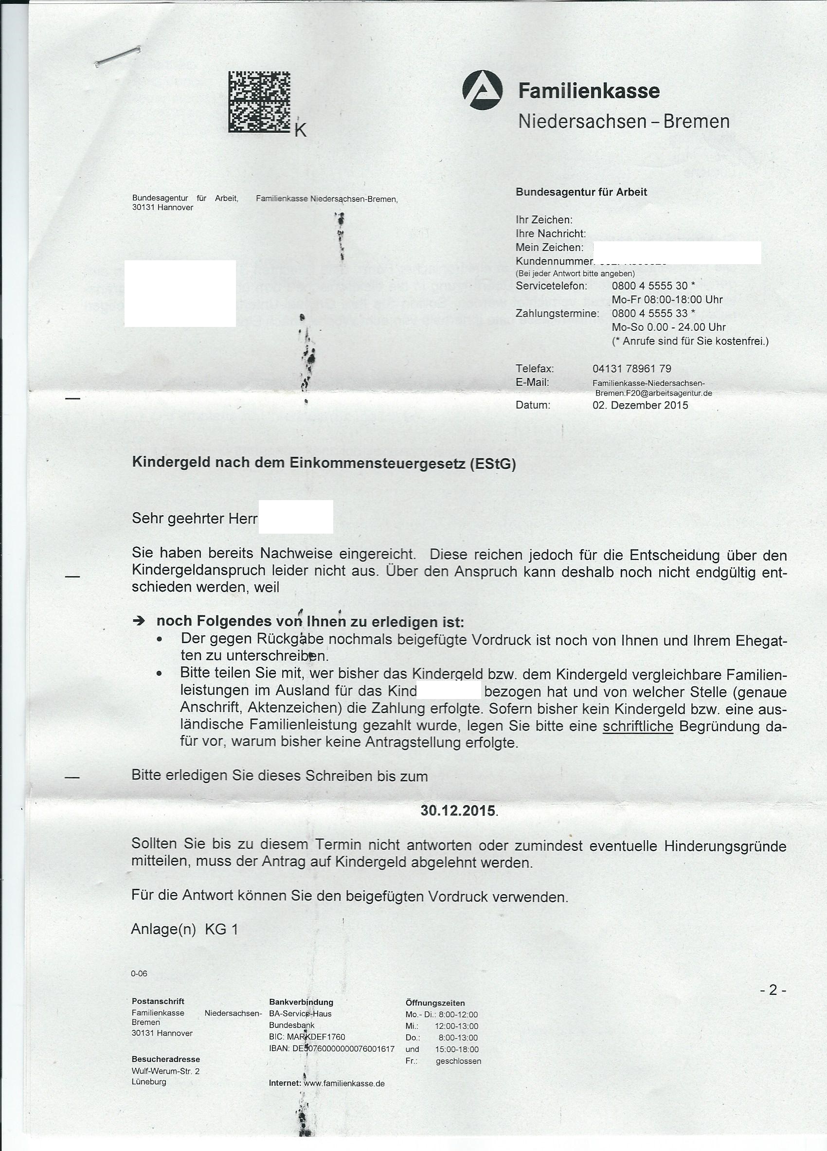 Kindergeldnummer verschollen, wo und wer kann man diese nummer herausfinden? (Kindergeld)