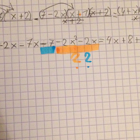 Klammer ausmultiplizieren - (Mathe, Bruch, Klammern)