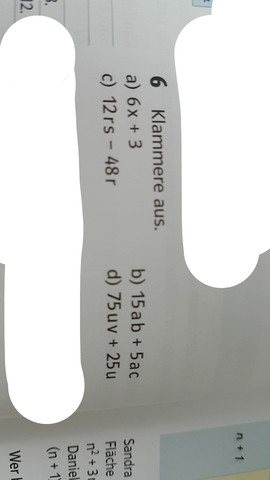 Wie klammere ich weniger Wie klammere ich weniger