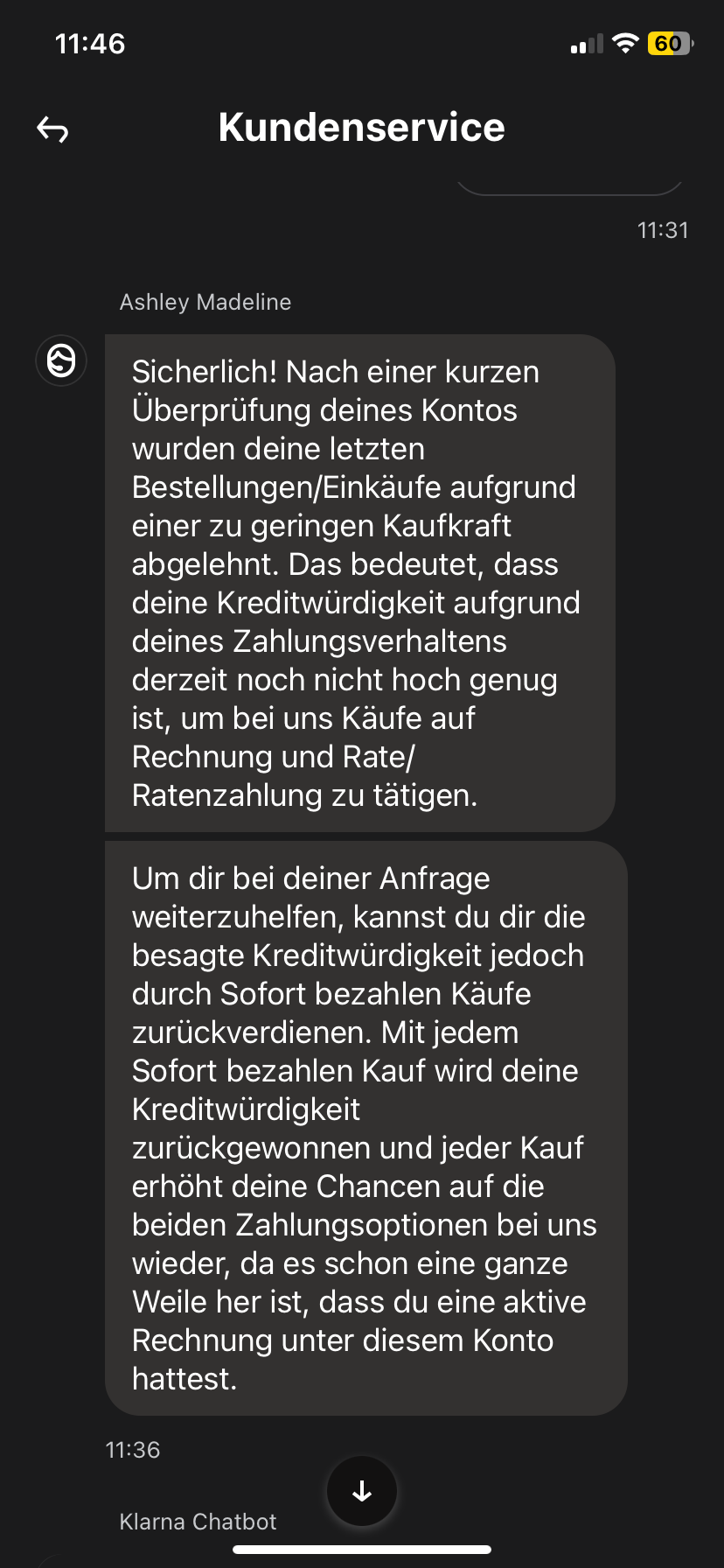 Klamotten Auf Rechnung Bestellen Trotz Schufa Ohne Klarna Klarna Rechnung abgelehnt / zu geringe kaufkraft? (Kleidung, Bestellung