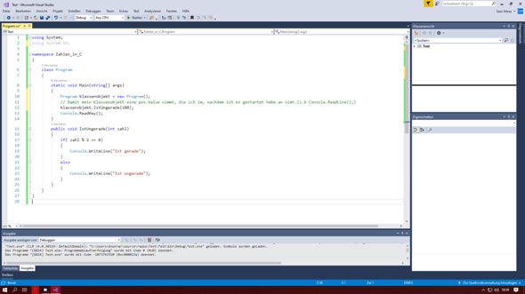 Methode C Computer Programmierung Csharp