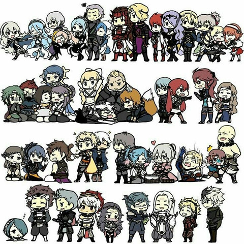 Nicht wundern, das sind Fire Emblem Charaktere. (Art not mine) - (Klassenwechsel)