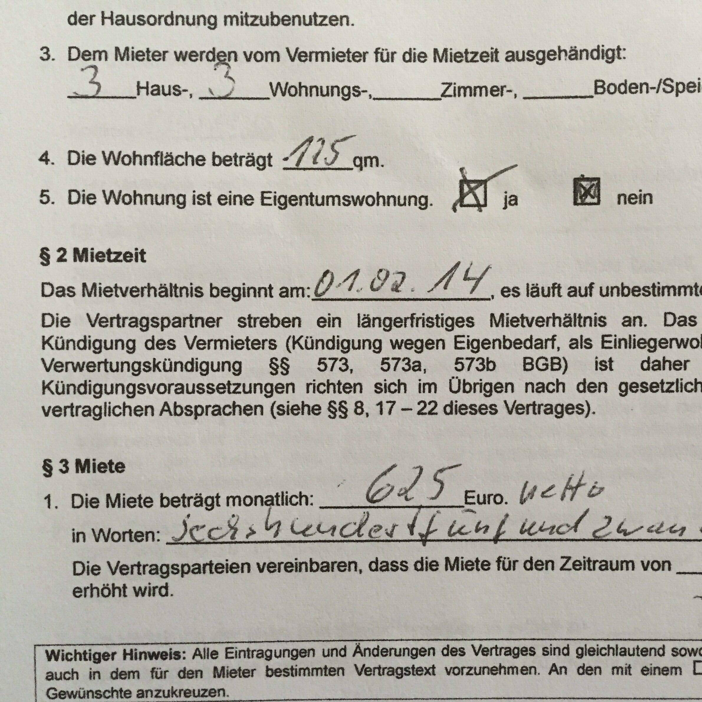 Klausel trotzdem kündigen möglich? (Kündigung, Vertrag, Mietrecht)