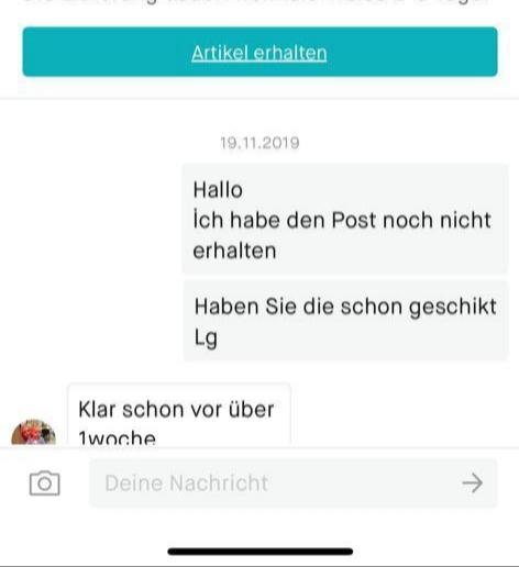 Kleiderkreisel Hilfe Wegen Paket Versand