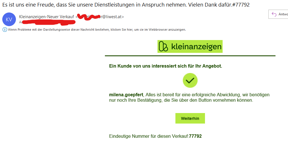 Kleinanzeigen Kauf trotz "Direkt kaufen" deaktiviert? Oder Betrug? (eBay, Bestellung, Käuferschutz)
