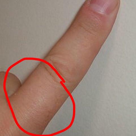 Kleiner finger zeigefinger Kleiner Finger