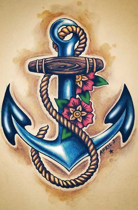 Anker Tattoo | Anchor tattoo, Tattoos, Anchor tattoo design