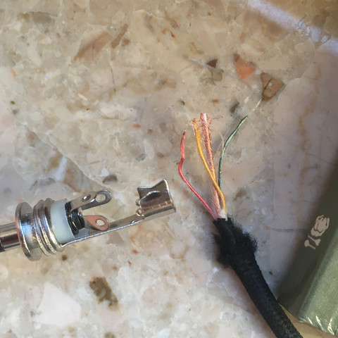 Meine Kabel und mein Klinkenstecker  - (Technik, Technologie, löten)