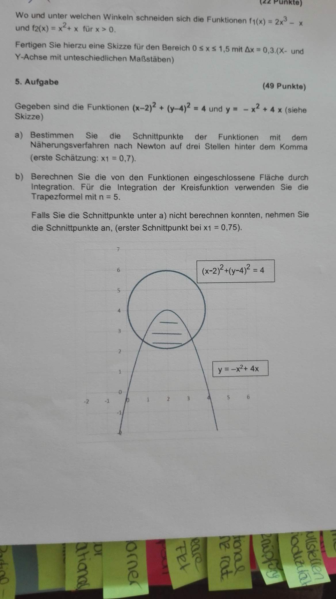 Knifflige Matheaufgaben zum Lösen? (Schule, Mathematik, Studium)