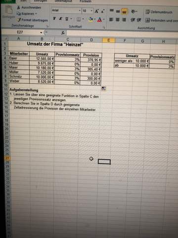 Konnt Ihr Bestatigen Ob Das So Richtig Ist Excel Provision