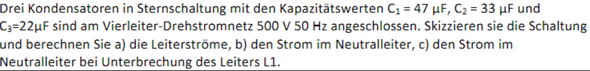 Könnt ihr mir bitte bei diesem Elektrotechnik Beispiel helfen?