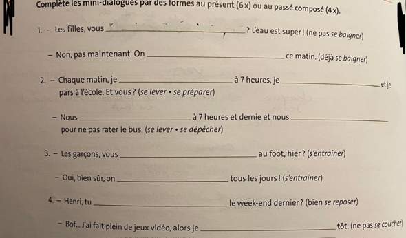 Könnt ihr mir bitte bei französisch helfen?