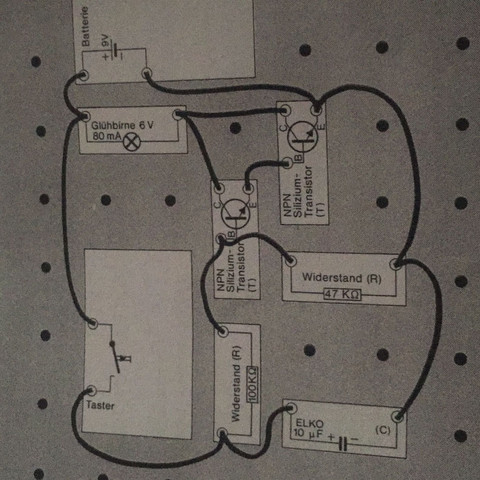 Könnt ihr mir diesen Schaltplan erklären? (Schule, Technik, Elektronik)