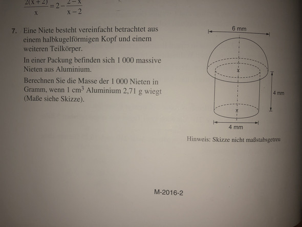 Konnt Ihr Mir Vllt Helfen Bitte Mathematik Bayern Mittlere Reife