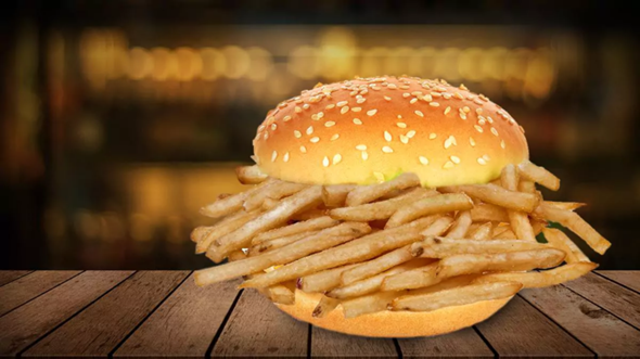Könntet  ihr euch vorstellen diesen Burger zu Essen?