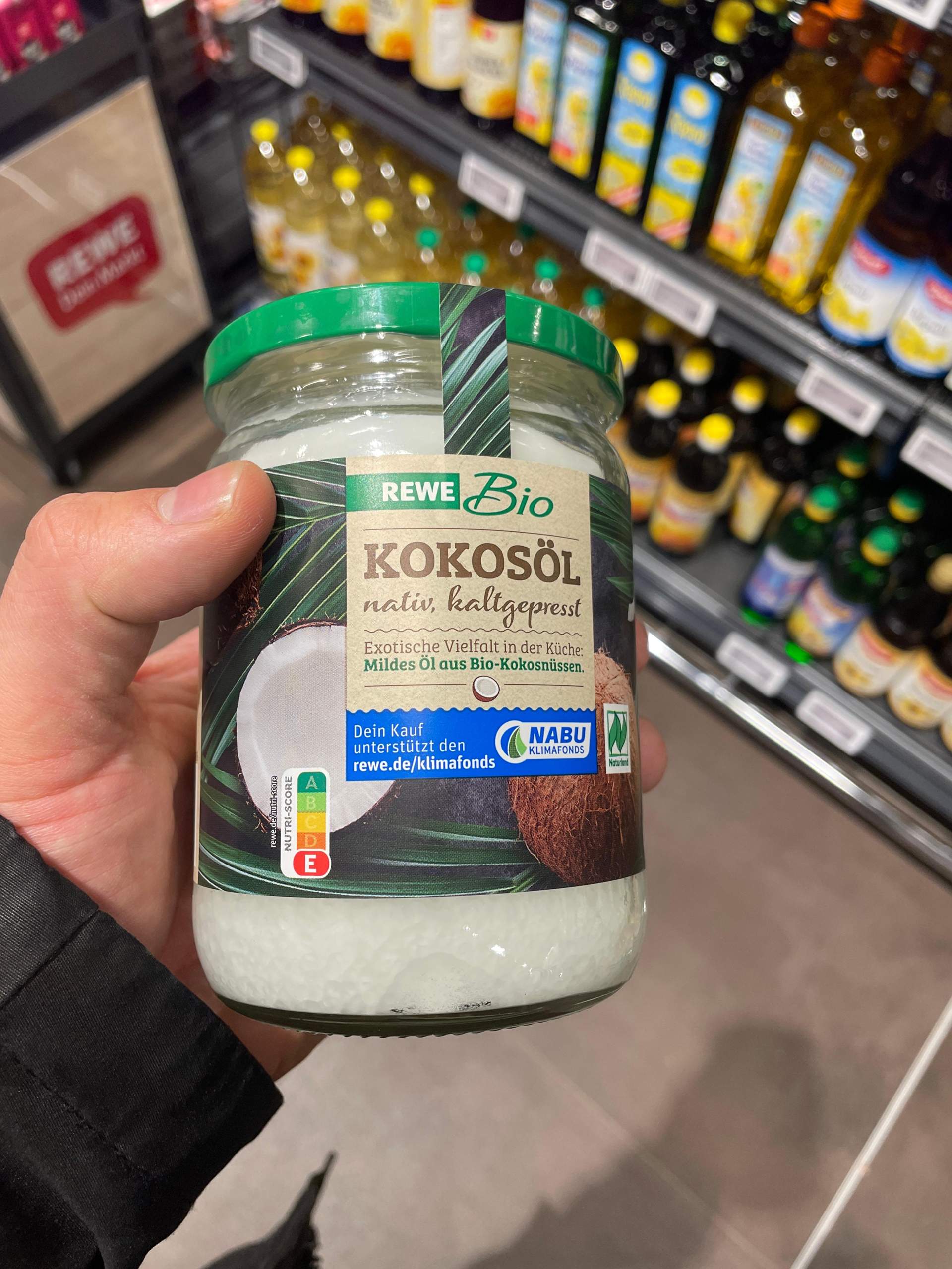 Kokosöl nutriscore E? (Ernährung, Essen)